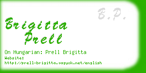 brigitta prell business card